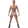 Barcode Berlin Jockstrap Proud Boy Blanc